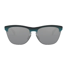 Load image into Gallery viewer, Oakley Frogskins Lite Splatterfade Collection Sunglasses Black Teal Fade/PRIZM Black