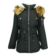 Load image into Gallery viewer, Madden Girl Women's Fur Sherpa Hooded Jacket
