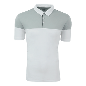 adidas Men's Heather 3-Stripe Polo Shirt