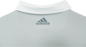 adidas Men's Heather 3-Stripe Polo Shirt