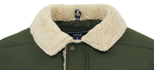 Load image into Gallery viewer, IZOD Men's Sherpa-Lined Collar Winter Jacket Olive M
