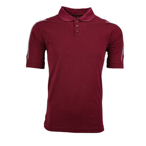 adidas Men's ClimaLite 3-Stripes Cuff Polo