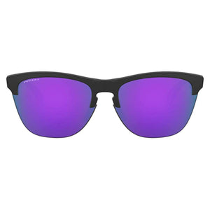 Oakley Frogskins Lite Crystalline Collection Sunglasses Matte Black/Violet Iridium