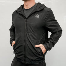 Load image into Gallery viewer, Reebok Men's Fleece Lined Windbreaker Jacket
