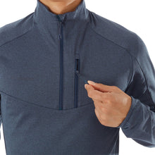 Load image into Gallery viewer, Mammut Men's Nair ML Half Zip Pullover Peacoat Melange S
